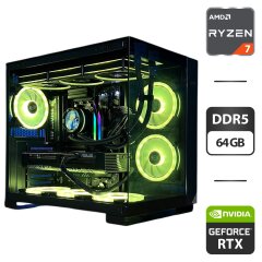 Сборка под заказ: новый игровой ПК PCCooler C3 T500 ARGB Black Tower / AMD Ryzen 7 9800X3D (8 (16) ядер по 4.7 - 5.2 GHz) / 64 GB DDR5 / 500 GB SSD M.2 + 2000 GB SSD M.2 / nVidia GeForce RTX 5080, 16 GB GDDR7, 256-bit / 850W