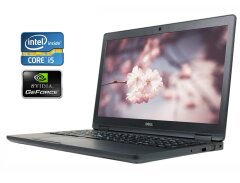 Ноутбук Dell Latitude 5580 / 15.6" (1366x768) TN / Intel Core i5-7440HQ (4 ядра по 2.8 - 3.8 GHz) / 16 GB DDR4 / 480 GB SSD / nVidia GeForce 940MX, 2 GB GDDR5, 64-bit / WebCam / Win 10 Pro