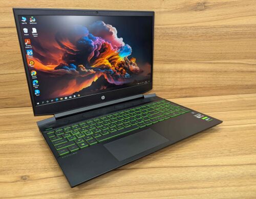 Ігровий ноутбук HP Pavilion Gaming 15-ec2021nr / 15.6" (1920x1080) IPS / AMD Ryzen 5 5600H (6 (12) ядер по 3.3 - 4.2 GHz) / 16 GB DDR4 / 512 GB SSD / nVidia GeForce GTX 1650, 4 GB GDDR5, 128-bit / WebCam / Windows 10