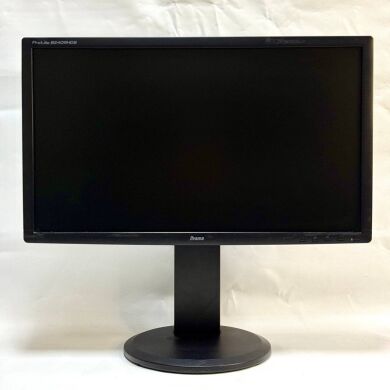 Монитор Iiyama ProLite E2409HDS / 24" (1920x1080) TN / VGA, DVI, HDMI, Audio / Встроенные колонки 2x 2W / VESA 100x100 + Кабель питания