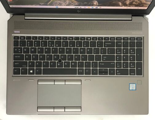 Мобільна робоча станція Б-клас HP ZBook 15 G6 / 15.6" (1920x1080) IPS / Intel Core i7-9850H (6 (12) ядер по 2.6 - 4.6 GHz) / 32 GB DDR4 / 512 GB SSD NVMe / nVidia Quadro RTX 3000, 6 GB GDDR6, 192-bit / WebCam / Win 11 Pro Мобільна робоча станція Б-клас HP ZBook 15 G6 / 15.6" (1920x1080) IPS / Intel Core i7-9850H (6 (12) ядер по 2.6 - 4.6 GHz) / 32 GB DDR4 / 512 GB SSD NVMe / nVidia Quadro RTX 3000, 6 GB GDDR6, 192-bit / WebCam / Win 11 Pro