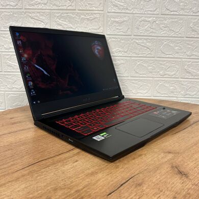 Ігровий ноутбук Б-клас MSI GF65 Thin 10SDR / 15.6" (1920x1080) IPS / Intel Core i7-10750H (6 (12) ядер по 2.6 - 5.0 GHz) / 16 GB DDR4 / 512 GB SSD / nVidia GeForce GTX 1660 Ti, 6 GB GDDR6, 192-bit / WebCam Ігровий ноутбук Б-клас MSI GF65 Thin 10SDR / 15.6" (1920x1080) IPS / Intel Core i7-10750H (6 (12) ядер по 2.6 - 5.0 GHz) / 16 GB DDR4 / 512 GB SSD / nVidia GeForce GTX 1660 Ti, 6 GB GDDR6, 192-bit / WebCam
