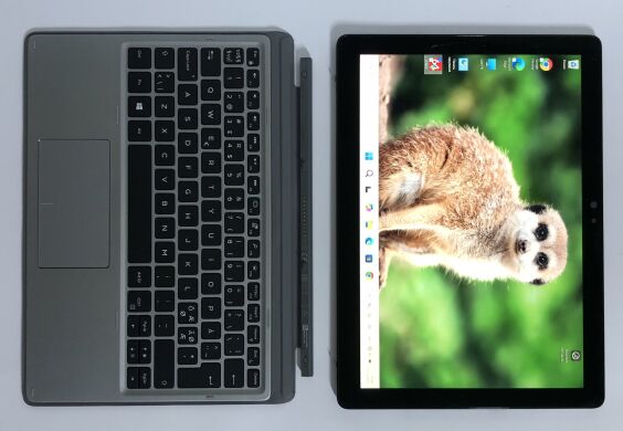 Нетбук-трансформер Dell Latitude 7200 2-in-1 / 12.3" (1920x1080) IPS Touch / Intel Core i5-8365U (4 (8) ядра по 1.6 - 4.1 GHz) / 16 GB DDR3 / 256 GB SSD NVMe / Intel UHD Graphics / WebCam / Win 11 Pro