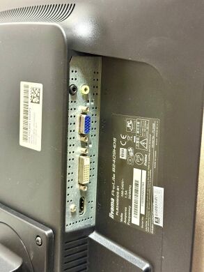 Монитор Iiyama ProLite E2409HDS / 24" (1920x1080) TN / VGA, DVI, HDMI, Audio / Встроенные колонки 2x 2W / VESA 100x100 + Кабель питания