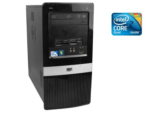 ПК HP Pro 3120 Tower / Intel Core 2 Quad Q8300 (4 ядра по 2.5 GHz) / 6 GB DDR3 / 160 GB HDD / Intel GMA Graphics 4500 / DVD-RW ПК HP Pro 3120 Tower / Intel Core 2 Quad Q8300 (4 ядра по 2.5 GHz) / 6 GB DDR3 / 160 GB HDD / Intel GMA Graphics 4500 / DVD-RW