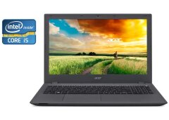 Ноутбук Acer Aspire E5-573 / 15.6" (1366x768) TN / Intel Core i5-5200U (2 (4) ядра по 2.2 - 2.7 GHz) / 8 GB DDR3 / 240 GB SSD / Intel HD Graphics 5500 / WebCam / DVD-ROM / Win 10 Home