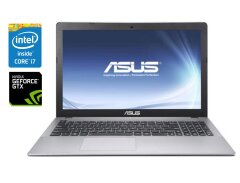 Ігровий ноутбук Б-клас Asus R510J / 15.6" (1920x1080) TN / Intel Core i7-4710HQ (4 (8) ядра по 2.5 - 3.5 GHz) / 12 GB DDR3 / 128 GB SSD + 1000 GB HDD / nVidia GeForce GTX 850M, 2 GB GDDR3, 128-bit / WebCam / Win 10