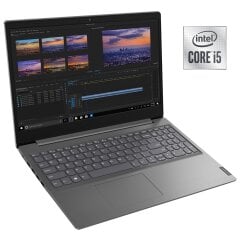 Ультрабук Lenovo V15-IIL / 15.6" (1920x1080) TN / Intel Core i5-1035G1 (4 (8) ядра по 1.0 - 3.6 GHz) / 8 GB DDR4 / 128 GB SSD / Intel UHD Graphics / WebCam / Win 10 Home