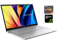 Игровой ноутбук Б-класс Asus Vivobook Pro 15 M6500QB / 15.6" (1920x1080) IPS / AMD Ryzen 5 5600H (6 (12) ядер по 3.3 - 4.2 GHz) / 8 GB DDR4 / 512 GB SSD NVMe / nVidia GeForce GTX 1650, 4 GB GDDR5, 128-bit / WebCam