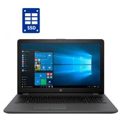 Ноутбук Б-клас HP 250 G6 / 15.6" (1920x1080) TN / Intel Pentium N3710 (4 ядра по 1.6 - 2.56 GHz) / 8 GB DDR3 / 128 GB SSD M.2 / Intel HD Graphic / WebCam