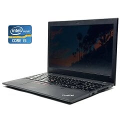 Ультрабук Б-класс Lenovo ThinkPad L590 / 15.6" (1920x1080) IPS / Intel Core i5-8265U (4 (8) ядра по 1.6 - 3.9 GHz) / 8 GB DDR4 / 128 GB SSD / Intel UHD Graphics 620 / WebCam / Win 10 Pro