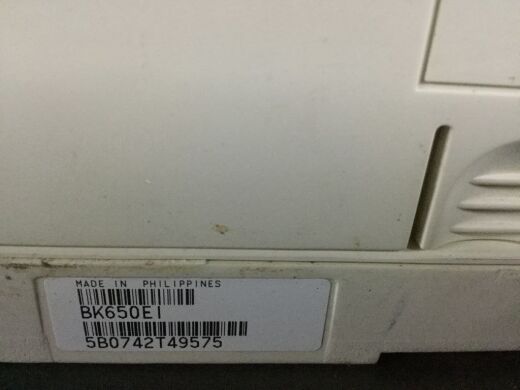 ДБЖ APC Back-UPS 650 CS (BK650EI) / 230 V / 650 V&middot;А / 400W / 4 виходи / RS-232 / Без АКБ