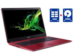 Ноутбук Acer Aspire 3 A315-54K / 15.6" (1366x768) TN / Intel Core i3-7020U (2 (4) ядра по 2.3 GHz) / 8 GB DDR4 / 128 GB SSD + 1000 HDD / Intel HD Graphics 620 / WebCam / Win 10