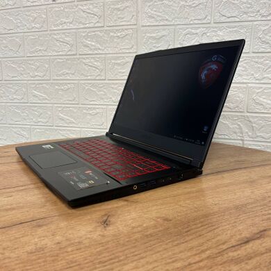 Ігровий ноутбук Б-клас MSI GF65 Thin 10SDR / 15.6" (1920x1080) IPS / Intel Core i7-10750H (6 (12) ядер по 2.6 - 5.0 GHz) / 16 GB DDR4 / 512 GB SSD / nVidia GeForce GTX 1660 Ti, 6 GB GDDR6, 192-bit / WebCam Ігровий ноутбук Б-клас MSI GF65 Thin 10SDR / 15.6" (1920x1080) IPS / Intel Core i7-10750H (6 (12) ядер по 2.6 - 5.0 GHz) / 16 GB DDR4 / 512 GB SSD / nVidia GeForce GTX 1660 Ti, 6 GB GDDR6, 192-bit / WebCam