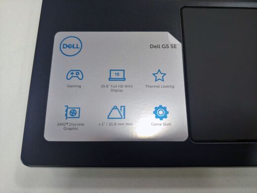 Dell G5 SE 5505 / 15.6" (1920x1080) IPS / AMD Ryzen 5 4600H (6 (12) ядер по 3.0 - 4.0 GHz) / 8 GB DDR4 / 256 GB SSD / AMD Radeon RX 5600M 6 GB / WebCam