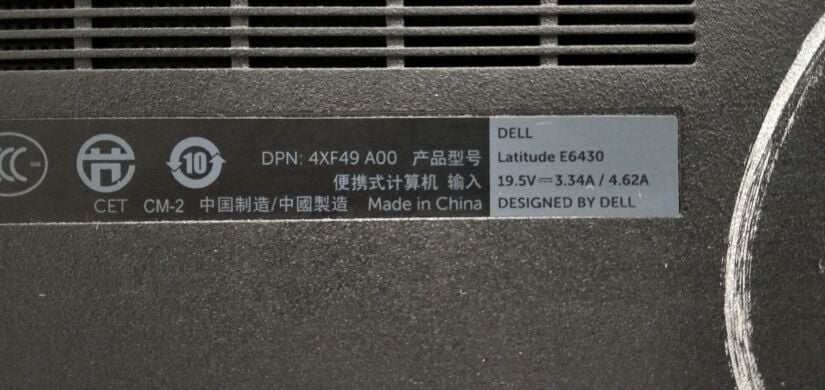 Ноутбук Б-клас Dell Latitude E6430 / 14" (1366x768) TN / Intel Core i5-3210M (2 (4) ядра по 2.5 - 3.1 GHz) / 4 GB DDR3 / 120 GB SSD / Intel HD Graphics 4000 / WebCam / Без АКБ