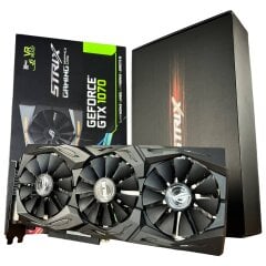 Дискретная видеокарта nVidia GeForce GTX 1070, 8 GB GDDR5, 256-bit / DVI, HDMI, DisplayPort / (STRIX-GTX1070-O8G-GAMING)