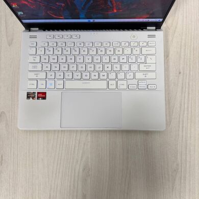 Игровой ноутбук Asus ROG Zephyrus G14 GA402RJ / 14" (2560x1600) IPS / AMD Ryzen 9 6900HS (8 (16) ядер по 3.3 - 4.9 GHz) / 16 GB DDR4 / 512 GB SSD NVMe / AMD Radeon RX 6700S, 8 GB GDDR6, 128-bit / WebCam