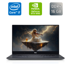 Игровой ноутбук Б-класс Dell XPS 15 9560 / 15.6" (1920x1080) IPS / Intel Core i7-7700HQ (4 (8) ядра по 2.8 - 3.8 GHz) / 16 GB DDR4 / 512 GB SSD / nVidia Geforce GTX 1050, 4 GB GDDR5, 128-bit / USB Type-C
