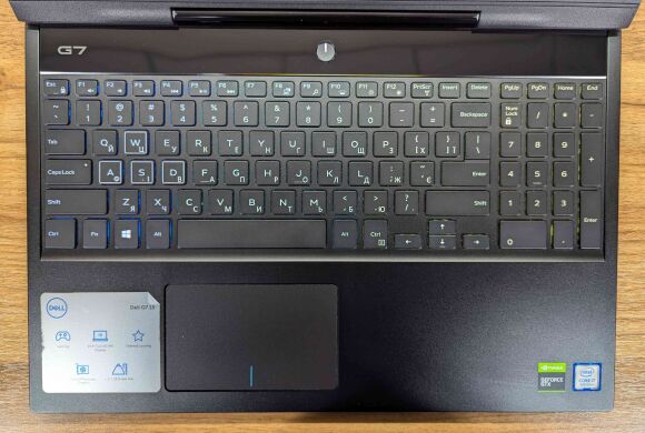 Игровой ноутбук Dell G7 7590 / 15.6" (1920x1080) IPS / Intel Core i7-9750H (6 (12) ядер по 2.6 - 4.5 GHz) / 16 GB DDR4 / 512 GB SSD / nVidia GeForce GTX 1660 Ti, 6 GB GDDR6, 192-bit / WebCam / Windows 10