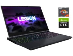 Игровой ноутбук Lenovo Legion 5 15ACH6H / 15.6" (1920x1080) IPS / AMD Ryzen 7 5800H (8 (16) ядер по 3.2 - 4.4 GHz) / 32 GB DDR4 / 512 GB SSD / nVidia GeForce RTX 3050, 4 GB GDDR6, 128-bit / WebCam / Win 11 Home