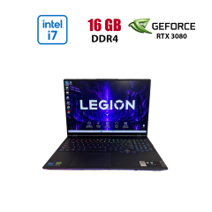 Игровой ноутбук Lenovo Legion 7 16ITHg6 / 16" (2560x1600) IPS / Intel Core i7-11800H (8 (16) ядер по 2.3 - 4.6 GHz) / 16 GB DDR4 / 512 GB SSD NVMe / nVidia GeForce RTX 3080, 8 GB GDDR6, 256-bit / WebCam