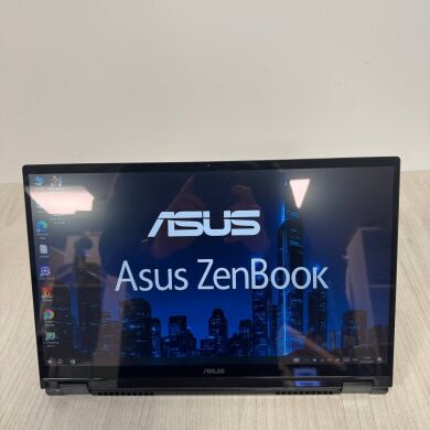Ігровий ультрабук-трансформер Asus ZenBook Flip Q537FD / 15.6" (3840x2160) IPS Touch / Intel Core i7-10510U (4 (8) ядра по 1.8 - 4.9 GHz) / 16 GB DDR4 / 512 GB SSD NVMe / nVidia GeForce GTX 1050 Max-Q, 4 GB GDDR5, 128-bit / WebCam