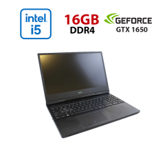 Игровой ультрабук Dell G7 7590 / 15.6" (1920x1080) IPS / Intel Core i5-9300H (4 (8) ядра по 2.4 - 4.1 GHz) / 16 GB DDR4 / 256 GB SSD + 1000 HDD / nVidia GeForce GTX 1650, 4 GB GDDR6, 128-bit / HDMI / WebCam