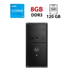 Компьютер Dell Vostro 3900 Tower / Intel Core i5-4430 (4 ядра по 3.0 - 3.2 GHz) / 8 GB DDR3 / 120 GB SSD / Intel HD Graphics 4600 / DisplayPort