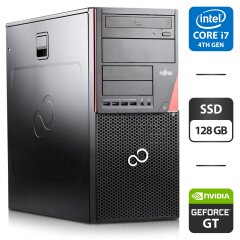 Комп'ютер Fujitsu Esprimo P920 E90+ Tower / Intel Core i7-4770 (4 (8) ядра по 3.4 - 3.9 GHz) / 8 GB DDR3 / 240 GB SSD / nVidia GeForce GT 440, 3 GB GDDR3, 192-bit / VGA