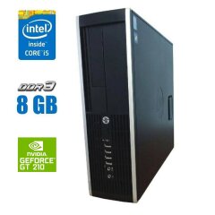 Комп'ютер HP Compaq 6200 Pro SFF / Intel Core i5-2400 (4 ядра по 3.1 - 3.4 GHz) / 8 GB DDR3 / 320 GB HDD / nVidia GeForce 210, 1 GB DDR3, 64-bit  / DVD-RW