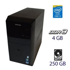 Комп'ютер Samsung DB405 T2A Tower / Intel Core i3-3220 (2 (4) ядра по 3.3 GHz) / 4 GB DDR3 / 250 GB HDD