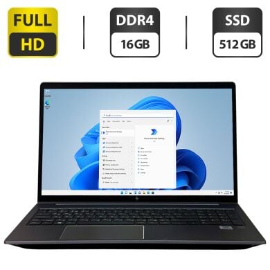 Мобильная рабочая станция HP ZBook Power G7 / 15.6" (1920x1080) IPS / Intel Core i5-10300H (4 (8) ядра по 2.5 - 4.5 GHz) / 16 GB DDR4 / 512 GB SSD / Intel UHD Graphics / WebCam / Fingerprint / Windows 11 Pro