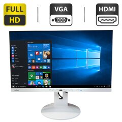 Монитор Fujitsu P24-9T / 24" (1920x1080) IPS / VGA, HDMI, DisplayPort, USB-Type-C, USB-Hub, Audio / Встроенные колонки 2x 2W / VESA 100x100