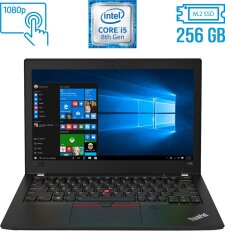 Нетбук Б-класс Lenovo ThinkPad X280 / 12.5" (1920x1080) IPS Touch / Intel Core i5-8350U (4 (8) ядра по 1.7 - 3.6 GHz) / 8 GB DDR4 / 256 GB SSD M.2 / Intel UHD Graphics 620 / WebCam / Fingerprint / USB 3.1 / HDMI