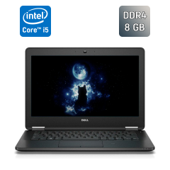 Нетбук Dell Latitude E7270 / 12.5" (1920x1080) IPS / Intel Core i5-6300U (2 (4) ядра по 2.4 - 3.0 GHz) / 8 GB DDR4 / 256 GB SSD / Intel HD Graphics 520 / HDMI / WebCam / Windows 10