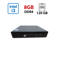 Неттоп HP 260 G2 Desktop Mini USFF / Intel Core i3-6100U (2 (4) ядра по 2.3 GHz) / 8 GB DDR4 / 120 GB SSD / Intel HD Graphics 520