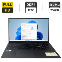 Ноутбук Asus Vivobook K1703Z / 17.3" (1920x1080) IPS / Intel Core i5-12500H (12 (16) ядер по 3.3 - 4.5 GHz) / 12 GB DDR4 / 256 GB SSD M.2 / Intel Iris Xe Graphics / WebCam / Fingerprint