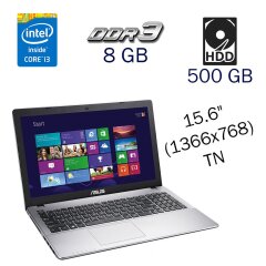 Ноутбук Asus X550LB / 15.6" (1366x768) TN / Intel Core i3-4010U (2 (4) ядра по 1.7 GHz) / 8 GB DDR3 / 500 GB HDD / nVidia GeForce GT 740M, 2 GB DDR3, 64-bit / WebCam / DVD-ROM