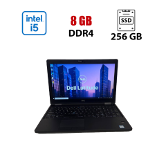 Ноутбук Dell Latitude 5590 / 15.6" (1920x1080) IPS / Intel Core i5-8350U (4 (8) ядра по 1.7 - 3.6 GHz) / 8 GB DDR4 / 256 GB SSD / Intel UHD Graphics 620 / WebCam