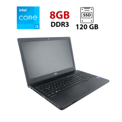 Ноутбук Fujitsu LifeBook A555 / 15.6" (1366x768) TN / Intel Core i3-5005U (2 (4) ядра по 2.0 GHz) / 8 GB DDR3 / 120 GB SSD / Intel HD Graphics 5500 / WebCam