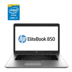 Ноутбук HP EliteBook 850 G1 / 15.6" (1920x1080) TN / Intel Core i7-4600U (2 (4) ядра по 2.1 - 3.3 GHz) / 8 GB DDR3 / 256 GB SSD / Intel HD Graphic 4400 / WebCam