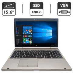 Ноутбук HP EliteBook 8560p / 15.6" (1600x900) TN / Intel Core i5-2520M (2 (4) ядра по 2.5 - 3.2 GHz) / 6 GB DDR3 / 120 GB SSD / Intel HD Graphics 3000 / WebCam