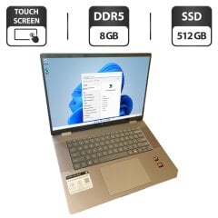 Ноутбук HP Envy x360 16-ad0013dx / 16" (1920x1200) IPS Touch / AMD Ryzen 5 8640HS (6 (12) ядер по 3.5 - 4.9 GHz) / 8 GB DDR5 / 512 GB SSD / AMD Radeon 760M Graphics / WebCam