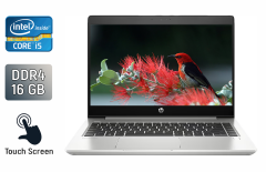Ноутбук HP ProBook 450 G6 / 15.6" (1366x768) TN Touch / Intel Core i5-8265U (4 (8) ядра по 1.6 - 3.9 GHz) / 16 GB DDR4 / 480 GB SSD / Intel UHD Graphics / Fingerprint / WebCam / Windows 10