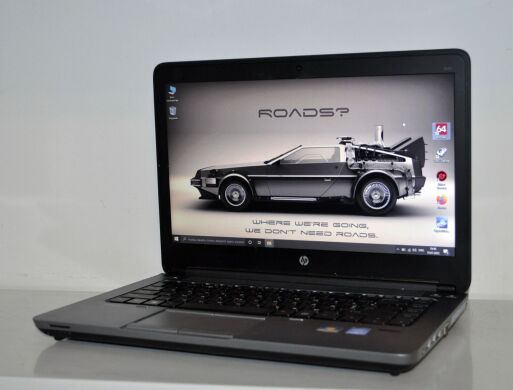 Ноутбук HP ProBook 640 G1 / 14" (1366x768) TN / Intel Core i5-4300M (2 (4) ядра по 2.6 - 3.3 GHz) / 4 GB DDR3 / 128 GB SSD / Intel HD Graphics 4600 / WebCam / DVD-ROM
