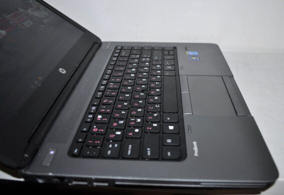 Ноутбук HP ProBook 640 G1 / 14" (1366x768) TN / Intel Core i5-4300M (2 (4) ядра по 2.6 - 3.3 GHz) / 4 GB DDR3 / 128 GB SSD / Intel HD Graphics 4600 / WebCam / DVD-ROM