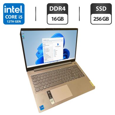 Ноутбук Lenovo IdeaPad 3 15IAU7 / 15.6" (1920x1080) IPS / Intel Core i5-1235U (10 (12) ядер по 3.3 - 4.4 GHz) / 16 GB DDR4 / 256 GB SSD / Intel Iris Xe Graphics / WebCam Ноутбук Lenovo IdeaPad 3 15IAU7 / 15.6" (1920x1080) IPS / Intel Core i5-1235U (10 (12) ядер по 3.3 - 4.4 GHz) / 16 GB DDR4 / 256 GB SSD / Intel Iris Xe Graphics / WebCam