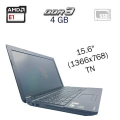 Ноутбук Toshiba Satellite Pro C50D-A-145 / 15.6" (1366x768) TN / AMD E1-2100 (2 ядра по 1.0 GHz) / 4 GB DDR3 / 240 GB SSD / AMD Radeon HD 8210 512 MB / WebCam