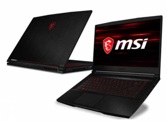 Новый игровой ноутбук MSI GF63 Thin 11UC / 15.6" (1920x1080) IPS / Intel Core i5-11400H (6 (12) ядер по 4.5 GHz) / 8 GB DDR4 / 256 GB SSD M.2 / nVidia GeForce RTX 3050, 4 GB GDDR6, 128-bit / WebCam